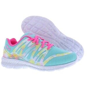 Fila Fantom 5 Blue/Pink Athletic Running Shoes- Little & Big Kids (3RM01527-428)
